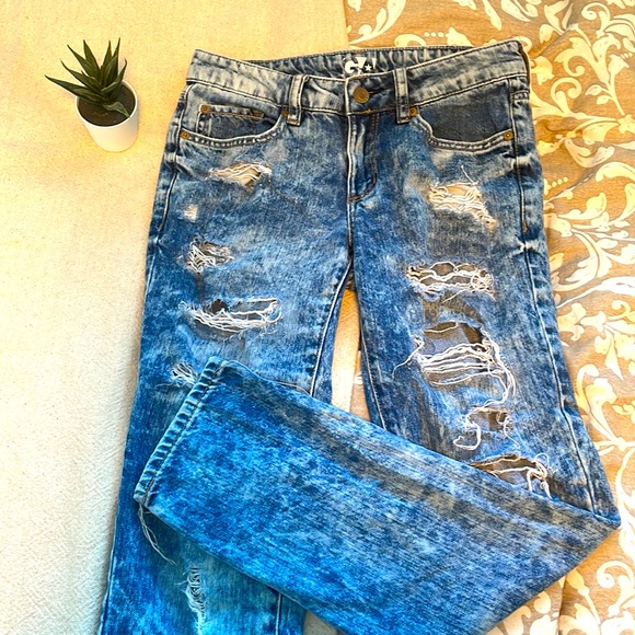 Ripped boyfriend jeans from Garage 100% cotton - Picture 5 of 5